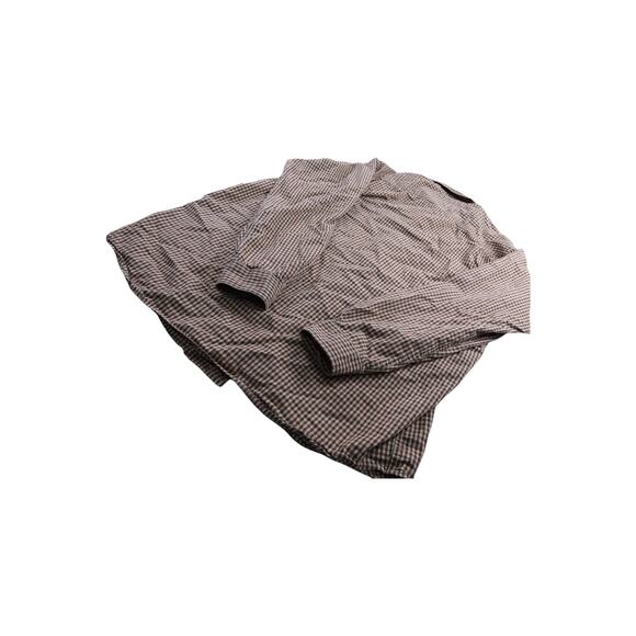 Columbia Brown Plaid Button Up Long Sleeve Shirt Men's XLT - Picture 6 of 7